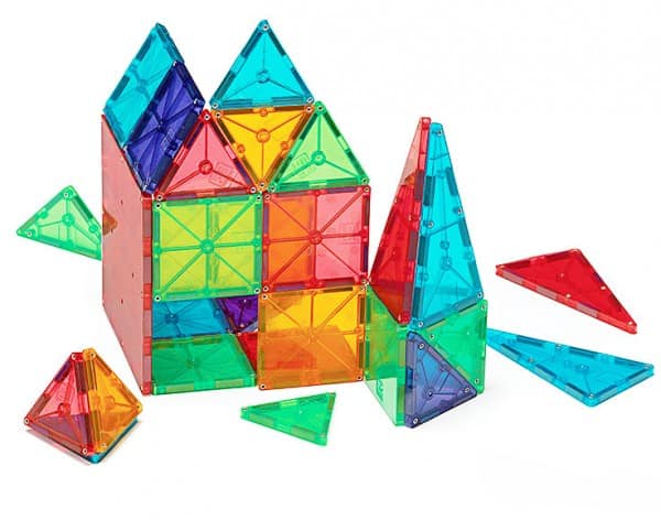 Magna-Tiles Clear Colors 100 Piece Set