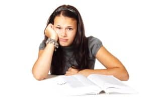 struggling student in school